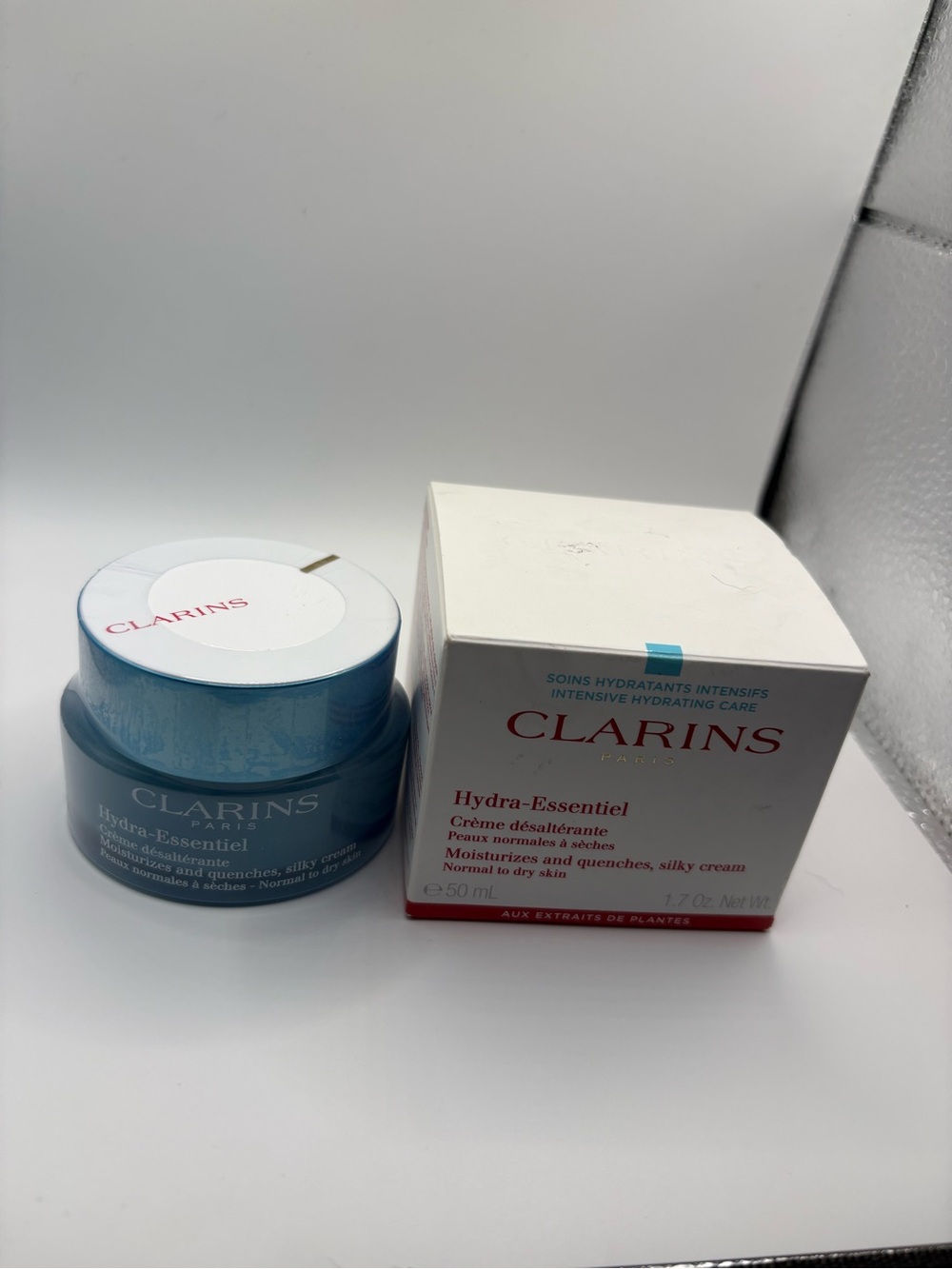 Clarins Hydra Essentiel Silky Cream Mousturizer Normal To Dry Skin 1.7oz Sealed